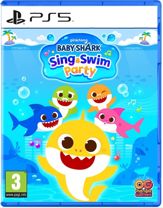 Outright Games Baby Shark: Sjung och simma-party i gruppen HEMELEKTRONIK / Spelkonsoler & Tillbehör / Sony PlayStation 5 / Spel hos TP E-commerce Nordic AB (C92918)
