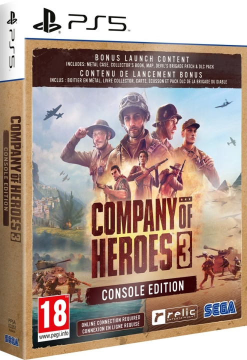 Sega Company of Heroes 3 (Steelbook Edition) i gruppen HEMELEKTRONIK / Spelkonsoler & Tillbehör / Sony PlayStation 5 / Spel hos TP E-commerce Nordic AB (C93180)