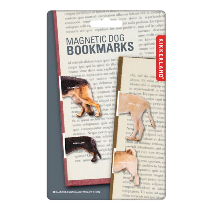 Kikkerland Magnetiska bokmärken med hund i gruppen SPORT, FRITID & HOBBY / Roliga prylar / Övrigt hos TP E-commerce Nordic AB (C93223)