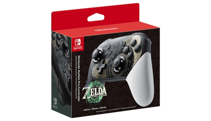 Nintendo Switch Pro Controller - Legend of Zelda: Tears of the Kingdom Edition i gruppen HEMELEKTRONIK / Spelkonsoler & Tillbehör / Nintendo Switch / Tillbehör hos TP E-commerce Nordic AB (C93300)