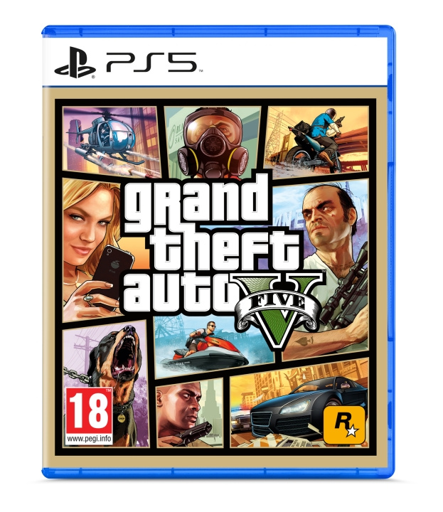 Rockstar Grand Theft Auto V (GTA 5) i gruppen HEMELEKTRONIK / Spelkonsoler & Tillbehör / Sony PlayStation 5 / Spel hos TP E-commerce Nordic AB (C93332)