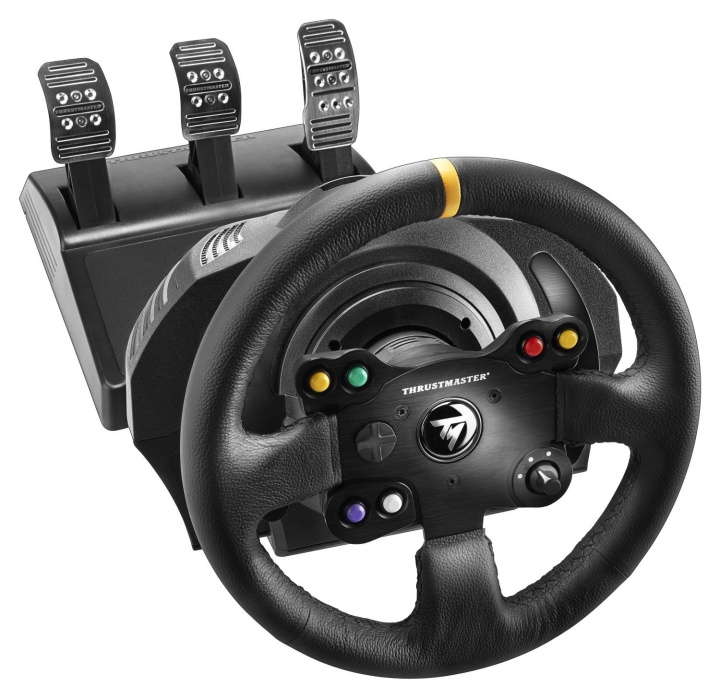 ThrustMaster TX Racing Wheel - läderutgåva i gruppen DATORER & KRINGUTRUSTNING / Gaming / Gaming-rattar & Joysticks hos TP E-commerce Nordic AB (C93565)