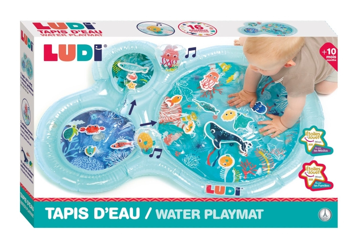 LUDI Vattenlekmatta - Turkos - LU30126 i gruppen LEKSAKER, BARN- & BABYPRODUKTER / Uteleksaker / Badleksaker & Vattenleksaker hos TP E-commerce Nordic AB (C93973)