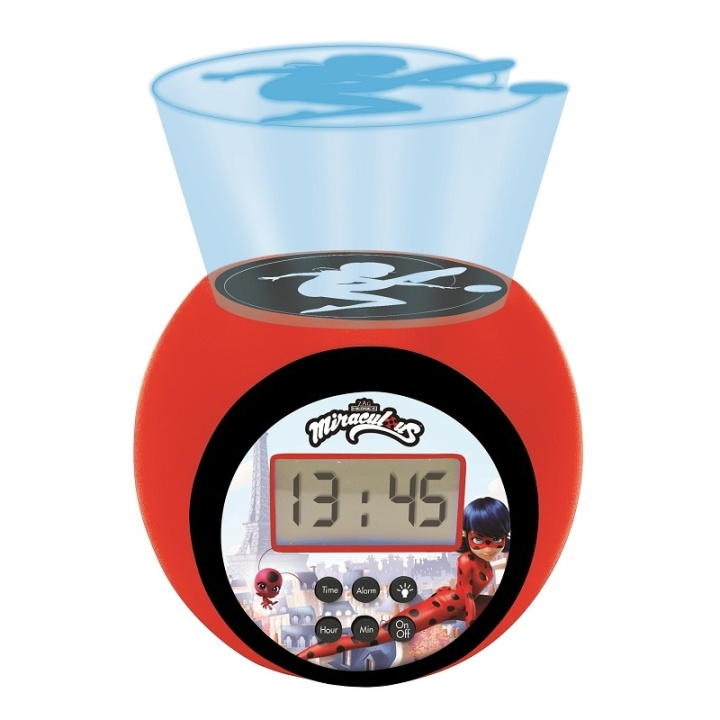 Lexibook Miraculous projektorväckarklocka med timer (RL977MI) i gruppen HEM, HUSHÅLL & TRÄDGÅRD / Väggklockor & Räkneverk / Väckarklockor hos TP E-commerce Nordic AB (C94192)