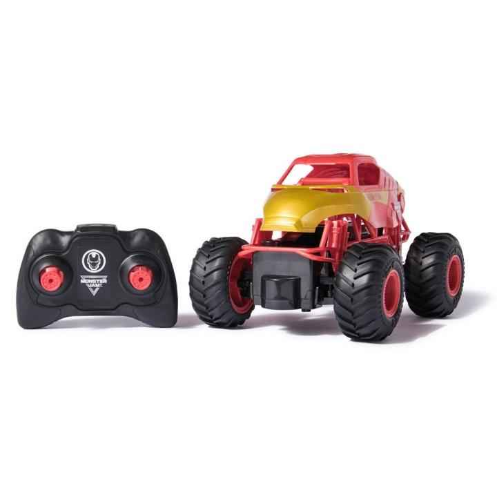 Monster Jam RC 1:24 Marvel Iron Man (6069959) i gruppen LEKSAKER, BARN- & BABYPRODUKTER / Leksaker / Leksaksbilar & andra fordon hos TP E-commerce Nordic AB (C94217)