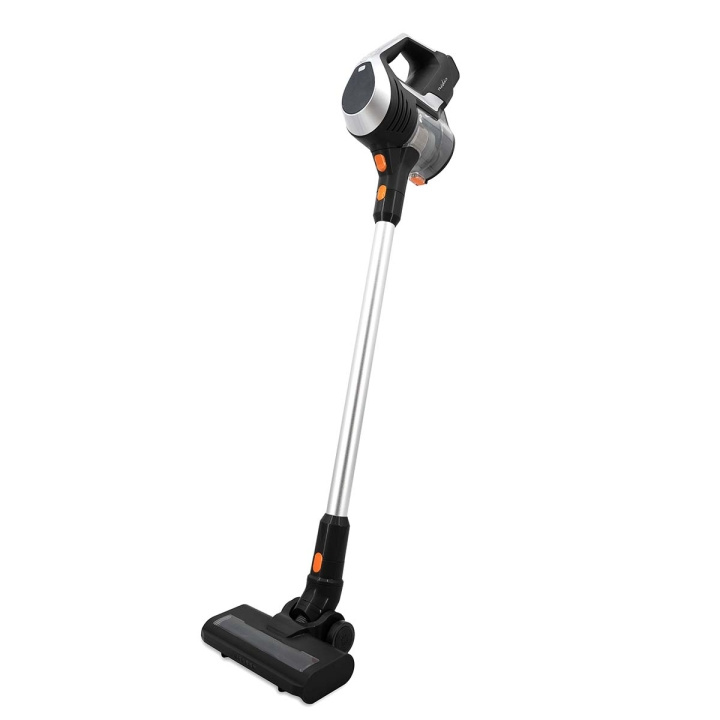 Nedis Skaftdammsugare 130 W 25.9 VAC Motoriserad borste med integrerad belysning 10000 Pa HEPA luftfilter Orange / Svart | HEM, HUSHÅLL & TRÄDGÅRD - Städprodukter - Dammsugare & Tillbehör - Handdammsugare | GameStuff
