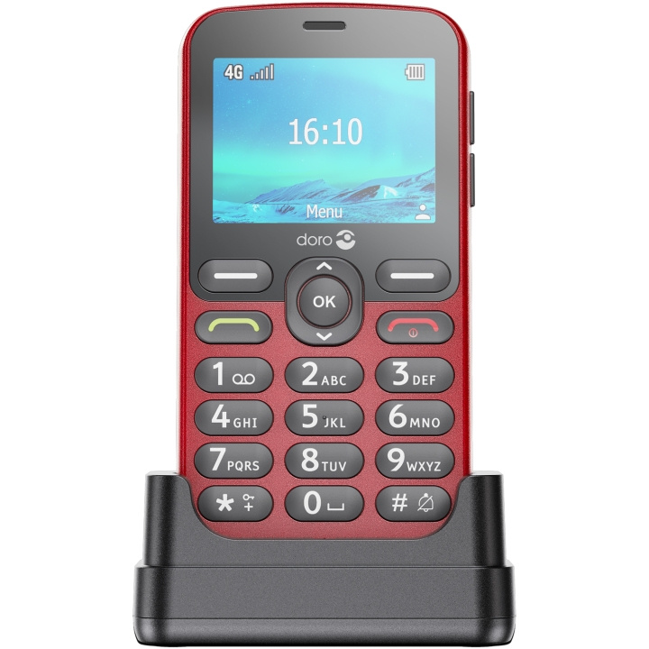 Doro Mobiltelefon 4G 1881 Röd i gruppen SMARTPHONE & SURFPLATTOR / Mobiltelefoner & smartphones hos TP E-commerce Nordic AB (C94873)