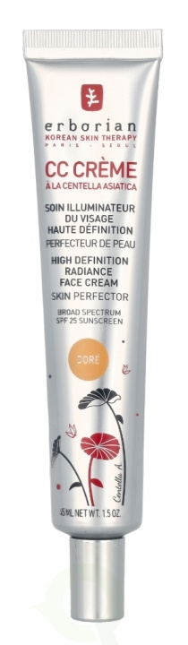 Erborian CC HD Radiance Face Cream SPF25 45 ml Dore i gruppen SKÖNHET & HÄLSA / Hudvård / Ansiktsvård / Dagkräm hos TP E-commerce Nordic AB (C94906)
