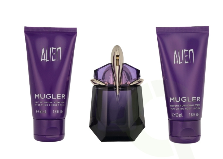 Thierry Mugler Alien Giftset 130 ml Edp Spray 30ml/Lotion 50ml/Shower Gel 50ml i gruppen SKÖNHET & HÄLSA / Presentkit / Presentkit För Henne hos TP E-commerce Nordic AB (C94967)
