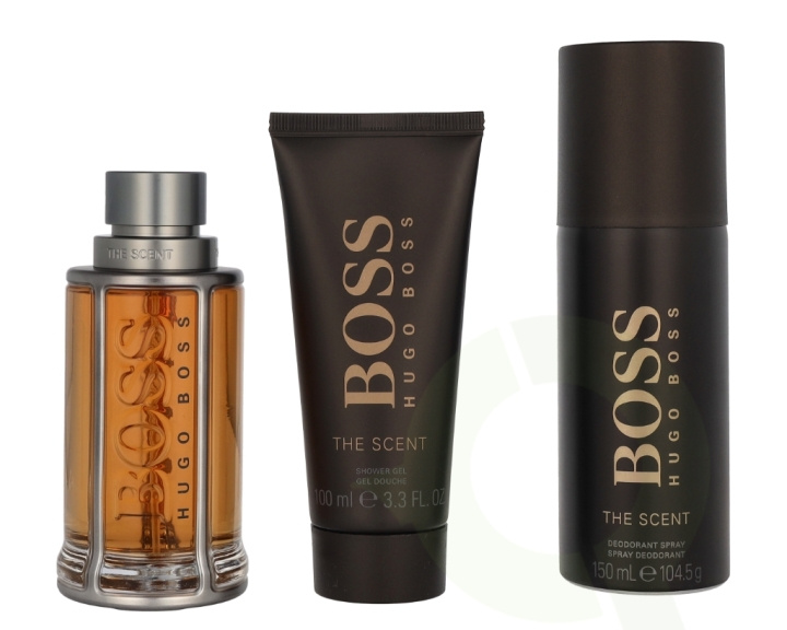 Hugo Boss Boss The Scent For Him Giftset 350 ml Edt 100ml/Deo Spray 150ml/Shower Gel 100ml i gruppen SKÖNHET & HÄLSA / Presentkit / Presentkit För Honom hos TP E-commerce Nordic AB (C94972)