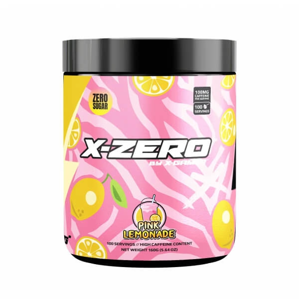 X-GAMER Energidryckspulver X-Zero 160 gram Pink Lemonade i gruppen DATORER & KRINGUTRUSTNING / Gaming / Energidryck för Gamers hos TP E-commerce Nordic AB (C95413)
