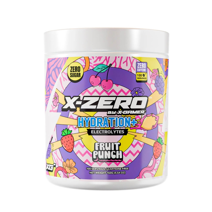 X-GAMER X-Zero 160 gram Fruit Punch - Hydration+ i gruppen DATORER & KRINGUTRUSTNING / Gaming / Energidryck för Gamers hos TP E-commerce Nordic AB (C95414)