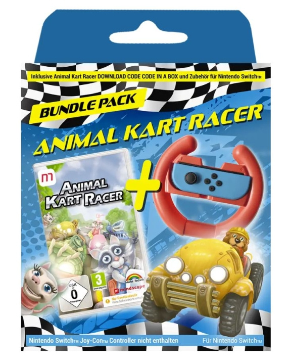 Animal Kart Racer Bundle (kod i en låda) (DE/Svenska i spelet) i gruppen HEMELEKTRONIK / Spelkonsoler & Tillbehör / Nintendo Switch / Spel hos TP E-commerce Nordic AB (C96475)