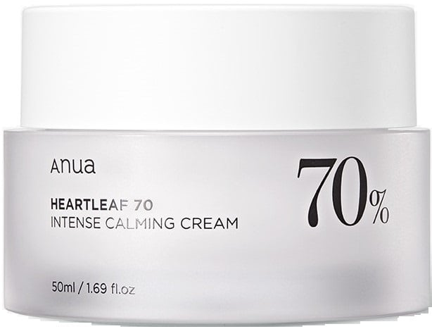 Anua Heartleaf 70% Intense Calming Cream 50 ml i gruppen SKÖNHET & HÄLSA / Hudvård / Ansiktsvård / Dagkräm hos TP E-commerce Nordic AB (C97228)