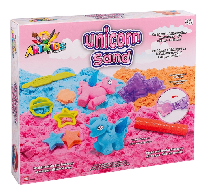 ArtKids Magisk sand - Enhörning (32887) i gruppen LEKSAKER, BARN- & BABYPRODUKTER / Leksaker / Leklera, leksand och tillbehör hos TP E-commerce Nordic AB (C97276)