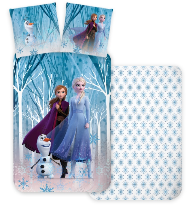BrandMac Sänglinne - Storlek vuxen 140 x 200 cm - Frozen (1000839) i gruppen LEKSAKER, BARN- & BABYPRODUKTER / Barntextilier / Sängkläder / Bäddset för barn & junior hos TP E-commerce Nordic AB (C97311)