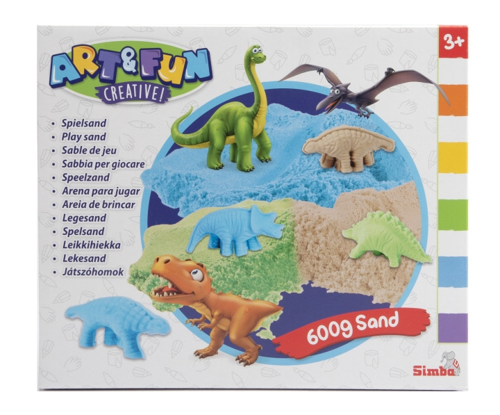 Art&Fun Art & Fun - Playsand Set Dinosaurier (106344621) i gruppen LEKSAKER, BARN- & BABYPRODUKTER / Leksaker / Leklera, leksand och tillbehör hos TP E-commerce Nordic AB (C97498)