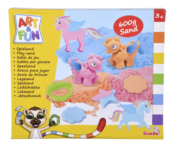 Art&Fun Playsand Set Enhörning (106344622) i gruppen LEKSAKER, BARN- & BABYPRODUKTER / Leksaker / Leklera, leksand och tillbehör hos TP E-commerce Nordic AB (C97499)