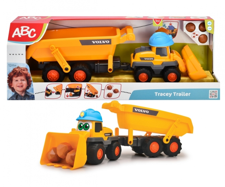 ABC Tracey släpvagn (204119007) i gruppen LEKSAKER, BARN- & BABYPRODUKTER / Leksaker / Leksaksbilar & andra fordon hos TP E-commerce Nordic AB (C97502)