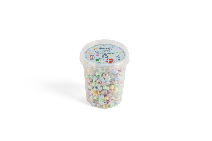 Dantoy Pastellfärgade pärlor - 520 st (5911) i gruppen LEKSAKER, BARN- & BABYPRODUKTER / Leksaker / Pyssel hos TP E-commerce Nordic AB (C97724)