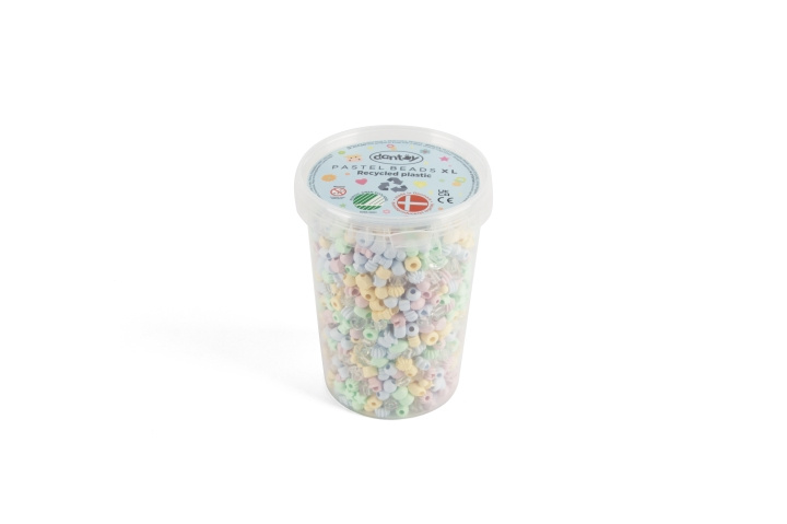 Dantoy Pastellfärgade pärlor - 1580 st (5940) i gruppen LEKSAKER, BARN- & BABYPRODUKTER / Leksaker / Pyssel hos TP E-commerce Nordic AB (C97727)