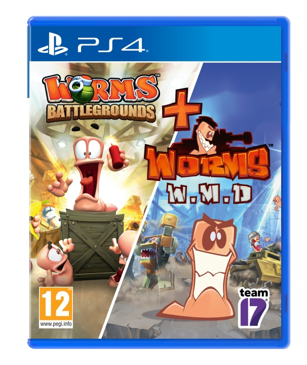 Team17 Worms Battlegrounds + Worms WMD Dubbelpaket i gruppen HEMELEKTRONIK / Spelkonsoler & Tillbehör / Sony PlayStation 4 / Spel hos TP E-commerce Nordic AB (C97934)
