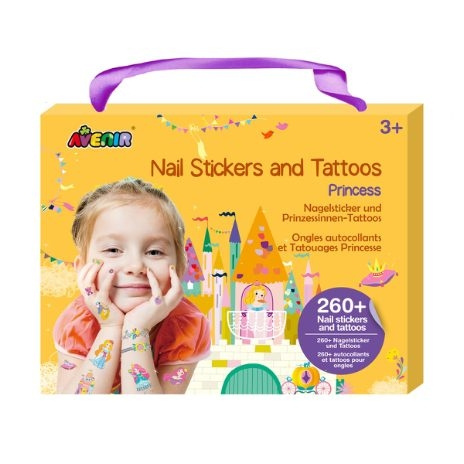 Avenir Nagelklistermärken och tatueringar - Prinsessa (58NA218206) | LEKSAKER, BARN- & BABYPRODUKTER - Leksaker - Pyssel | GameStuff