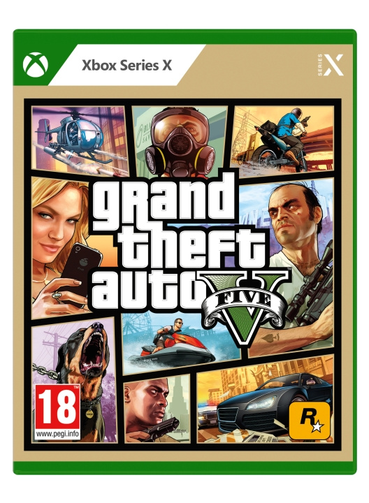 Rockstar Grand Theft Auto V (GTA 5) i gruppen HEMELEKTRONIK / Spelkonsoler & Tillbehör / Xbox Series X/S / Spel hos TP E-commerce Nordic AB (C99265)