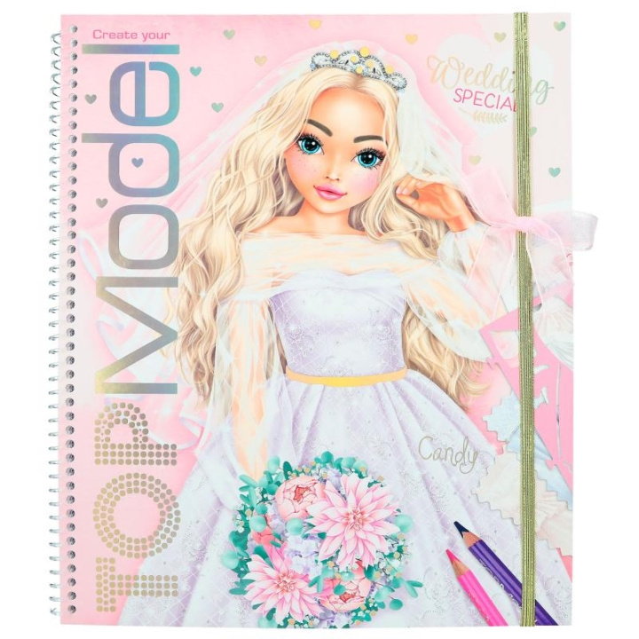 TOPModel Skapa din - Wedding Special TOPModel Målarbok - ( 0412393 ) i gruppen LEKSAKER, BARN- & BABYPRODUKTER / Leksaker / Rita & Räkna hos TP E-commerce Nordic AB (C99324)
