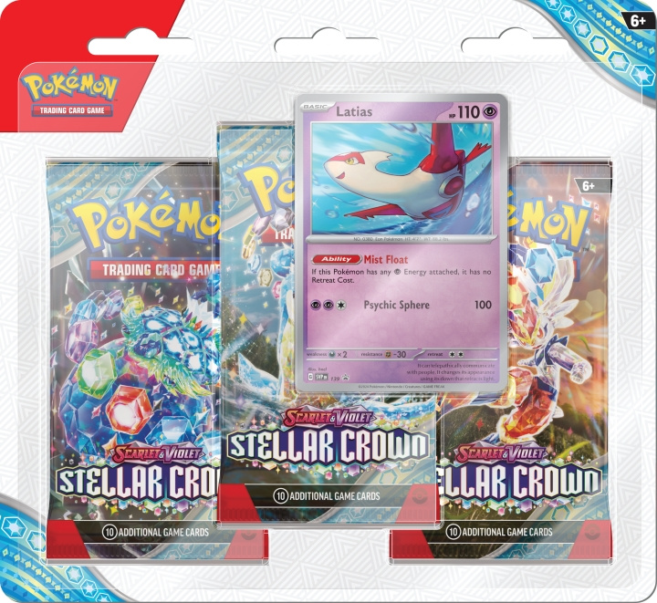 Pokémon SV7 - Blister 3-pack (POK87907) i gruppen LEKSAKER, BARN- & BABYPRODUKTER / Spel / Kortspel hos TP E-commerce Nordic AB (D00456)