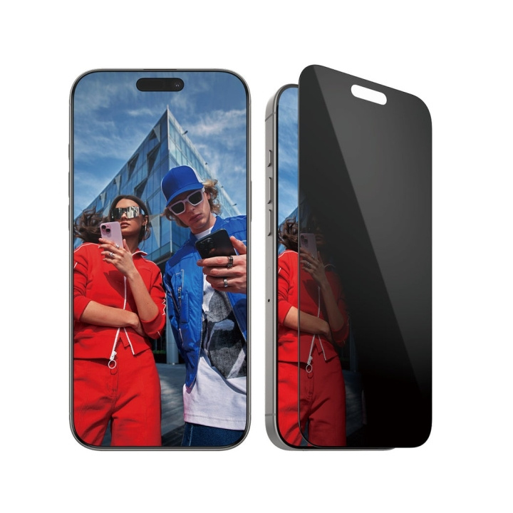 PanzerGlass Privacy skärmskydd - iPhone 16 Pro Max - Ultra Wide Fit i gruppen SMARTPHONE & SURFPLATTOR / Mobilskydd / Apple / iPhone 16 hos TP E-commerce Nordic AB (D00496)