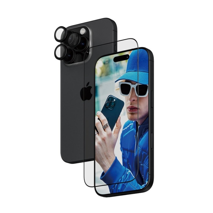 PanzerGlass iPhone 16 Pro 6,3\'\' 2-i-1-paket i gruppen SMARTPHONE & SURFPLATTOR / Mobilskydd / Apple / iPhone 16 hos TP E-commerce Nordic AB (D00927)