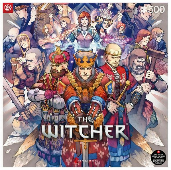 Good Loot - The Witcher Northern Realms, 500 bitar i gruppen SPORT, FRITID & HOBBY / Hobby / Pussel hos TP E-commerce Nordic AB (D01553)