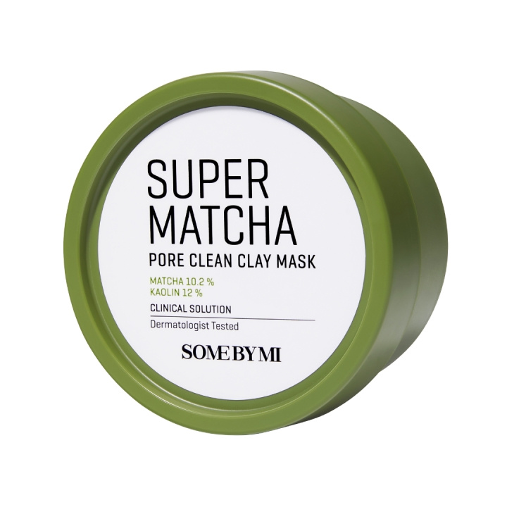 Some By Mi Super Matcha Pore Clean Lermask 100 g i gruppen SKÖNHET & HÄLSA / Hudvård / Ansiktsvård / Masker hos TP E-commerce Nordic AB (D01576)