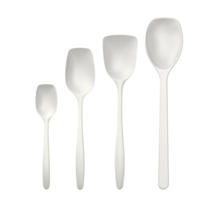 Rosti NEW Classic köksskedar, set om 4 - Vit i gruppen HEM, HUSHÅLL & TRÄDGÅRD / Köksredskap / Övriga köksredskap hos TP E-commerce Nordic AB (D02142)