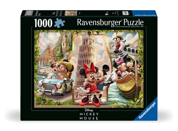 Ravensburger Pussel Disney Vacation Mickey & Minni 1000p (12000498) i gruppen SPORT, FRITID & HOBBY / Hobby / Pussel hos TP E-commerce Nordic AB (D02148)