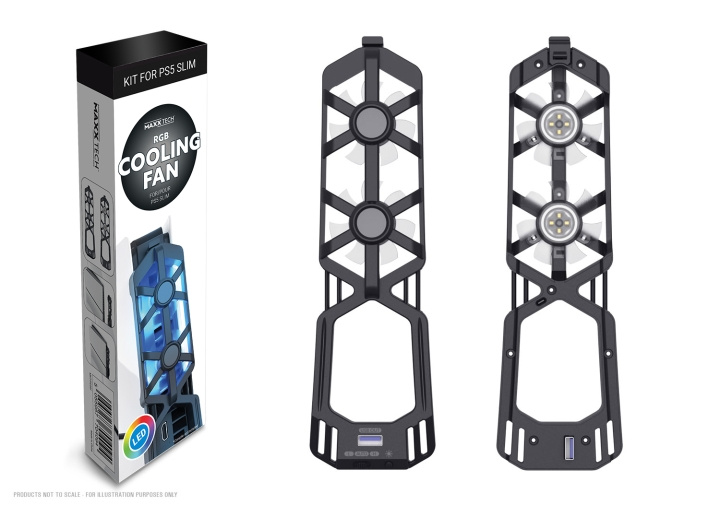 Maxx Tech PS5 smal RGB-fläkt i gruppen HEMELEKTRONIK / Spelkonsoler & Tillbehör / Sony PlayStation 5 / Tillbehör hos TP E-commerce Nordic AB (D02301)