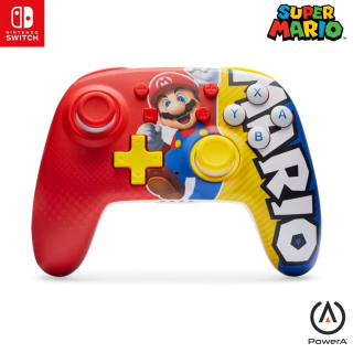 PowerA Nano Enhanced trådlös handkontroll - Mario Victory (Nintendo Switch)
