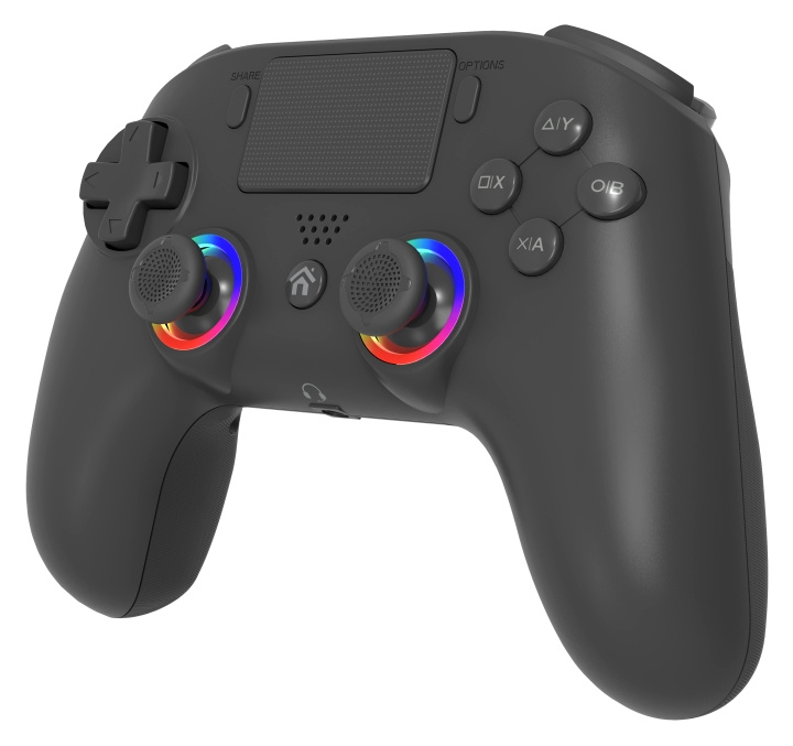 SuBsonic Trådlös Led-kontroller PS4 Svart - PS4/PC i gruppen HEMELEKTRONIK / Spelkonsoler & Tillbehör / Sony PlayStation 4 / Tillbehör hos TP E-commerce Nordic AB (D02545)