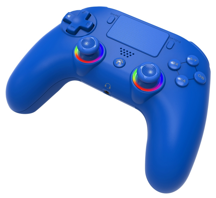 SuBsonic Trådlös Led-kontroller PS4 Blå - PS4/Pc i gruppen HEMELEKTRONIK / Spelkonsoler & Tillbehör / Sony PlayStation 4 / Tillbehör hos TP E-commerce Nordic AB (D02546)