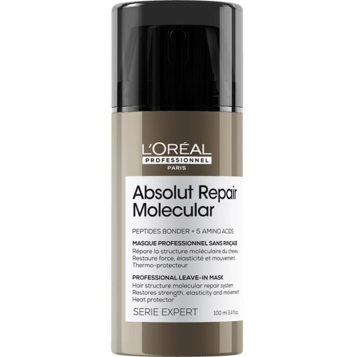 L\'Oreal Professionnel Serie Expert Absolut Repair Molecular Leave-in Mask 100ml i gruppen SKÖNHET & HÄLSA / Hår & Styling / Hårvårdsprodukter / Hårinpackning hos TP E-commerce Nordic AB (D03093)