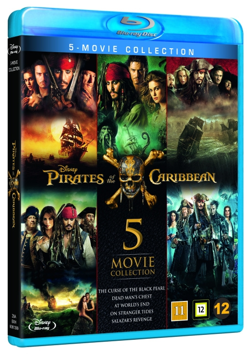 Pirates Of The Caribbean 1-5 Box i gruppen HEMELEKTRONIK / Ljud & Bild / TV & Tillbehör / Filmer / Blu-ray hos TP E-commerce Nordic AB (D03551)