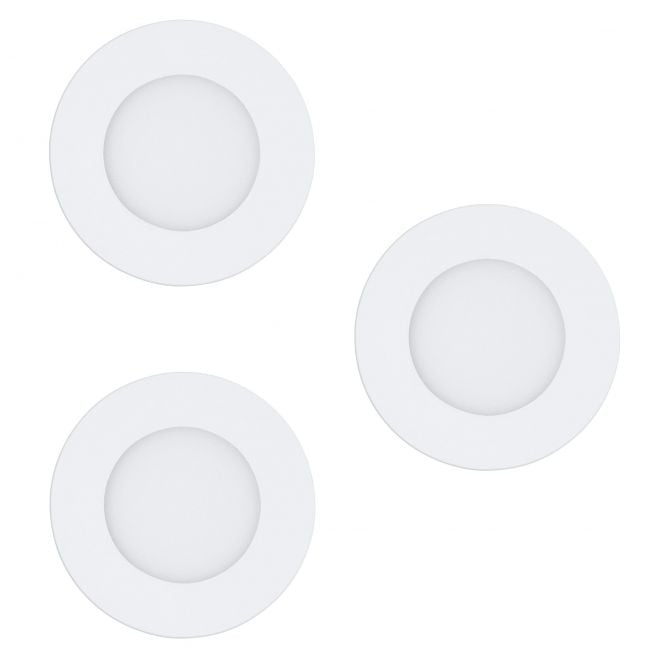 Eglo Sats med 3x Fueva-Z infälld vit Ø8,5 - TW - Zigbee, Bluetooth i gruppen HEM, HUSHÅLL & TRÄDGÅRD / Smarta hem / Smart belysning hos TP E-commerce Nordic AB (D04011)