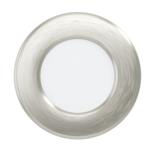 Eglo FUEVA 5 INFÄLLD \\u00d886 2,7W 330LM - Borstat stål - 86mm diameter, 26mm höjd