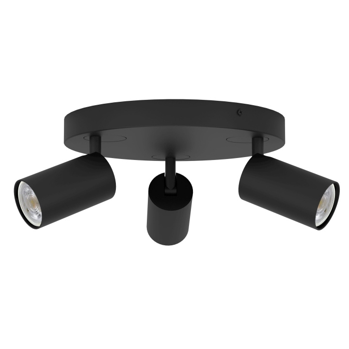 Eglo Telimbela-Z spot rund svart - RGB + TW - Zigbee, Bluetooth i gruppen HEMELEKTRONIK / Belysning / Taklampor hos TP E-commerce Nordic AB (D04319)