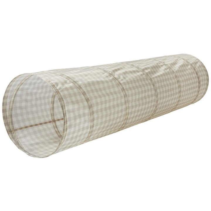 3 Sprouts Leksakstunnel, Gingham/Beige - (ITLGBG) i gruppen LEKSAKER, BARN- & BABYPRODUKTER / Leksaker / Övriga leksaker hos TP E-commerce Nordic AB (D04619)