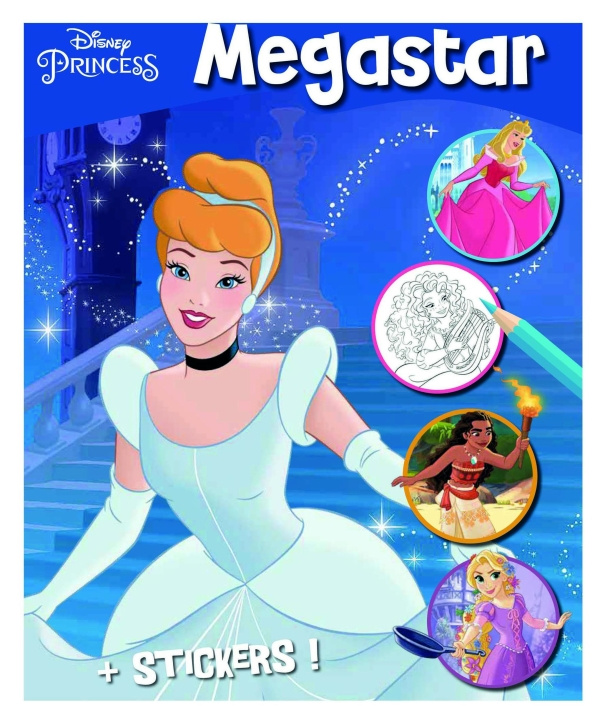 Disney Megastar målarbok - Prinsessan i gruppen LEKSAKER, BARN- & BABYPRODUKTER / Leksaker / Pyssel hos TP E-commerce Nordic AB (D04664)