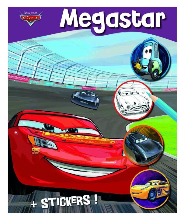 Disney Megastar målarbok - Bilar i gruppen LEKSAKER, BARN- & BABYPRODUKTER / Leksaker / Pyssel hos TP E-commerce Nordic AB (D04665)