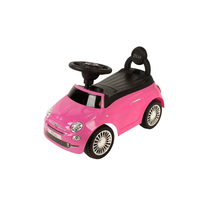 Babytrold Fiat 500 - Åkbar bil - rosa (20-42FI-P) | LEKSAKER, BARN- & BABYPRODUKTER - Leksaker - Gåbilar | GameStuff
