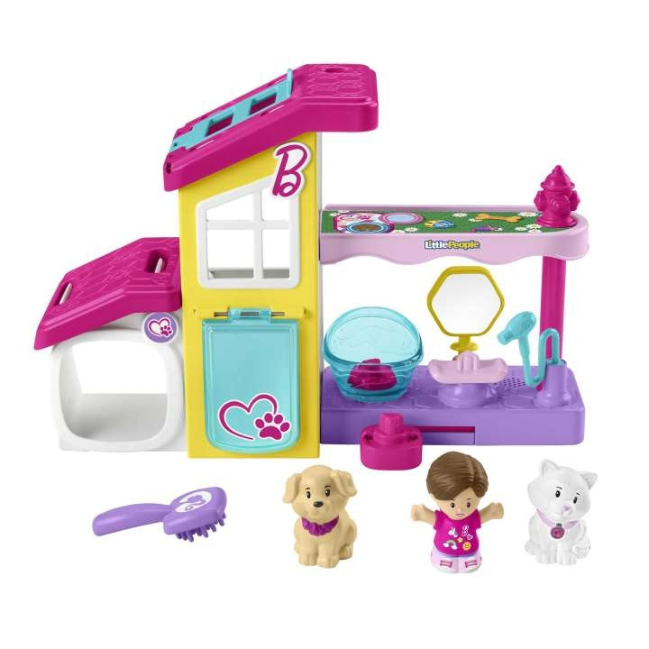 Fisher-Price Little People Barbie Play And Care Pet Spa (HJW76) i gruppen LEKSAKER, BARN- & BABYPRODUKTER / Leksaker / Lekset hos TP E-commerce Nordic AB (D05002)